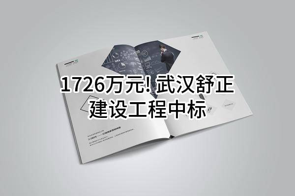 1726万元! 武汉舒正建设工程有限公司中标