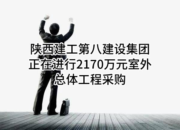 陕西建工第八建设集团有限公司正在进行2170万元室外总体工程采购