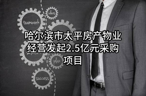 哈尔滨市太平房产物业经营有限责任公司最新发起2.5亿元采购项目