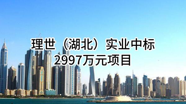 理世（湖北）实业股份有限公司中标2997万元项目