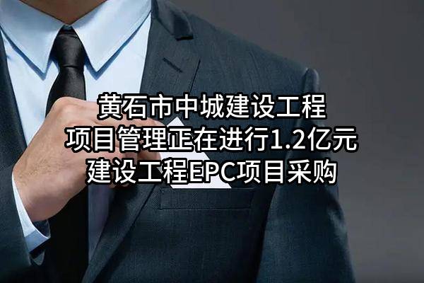 黄石市中城建设工程项目管理有限公司正在进行1.2亿元建设工程EPC项目采购