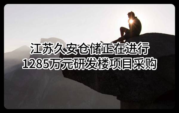 江苏久安仓储责任有限公司正在进行1285万元研发楼项目采购