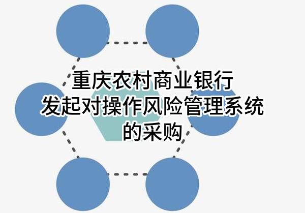 重庆农村商业银行股份有限公司发起对操作风险管理系统的采购