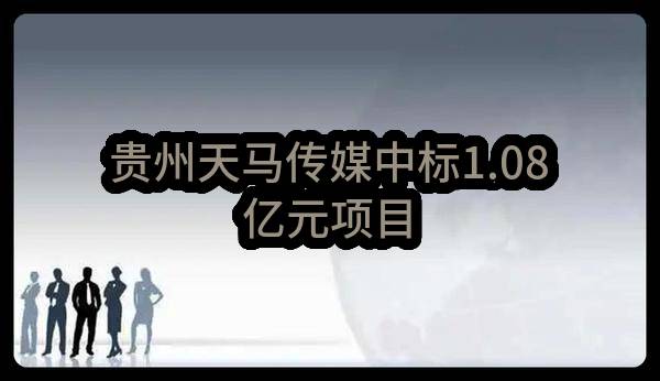 贵州天马传媒有限公司中标1.08亿元项目