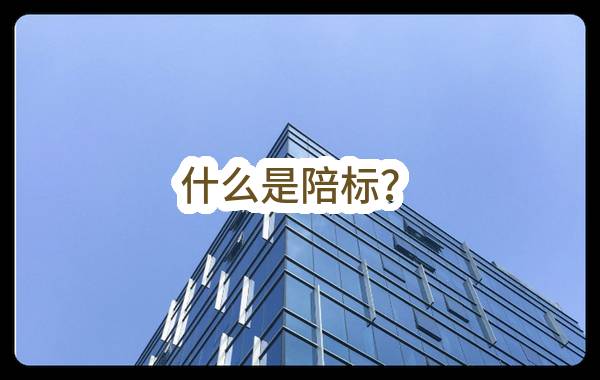 什么是陪标？