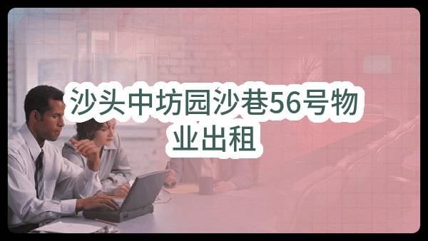 沙头中坊园沙巷56号物业出租(东莞市长安镇沙头中坊股份经济合作社)_东莞政府采购网