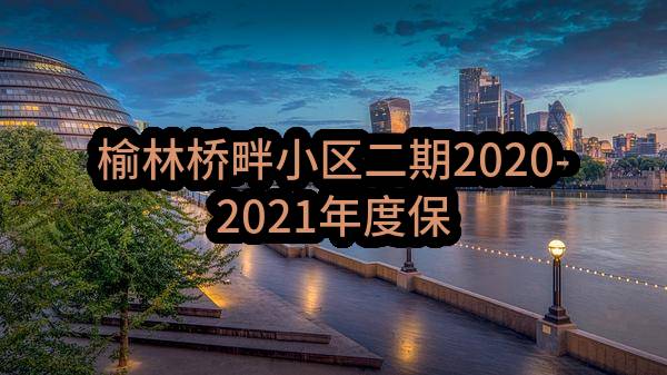榆林桥畔小区二期2020-2021年度保安服务(合肥市大观园物业管理有限公司)_合肥政府采购网