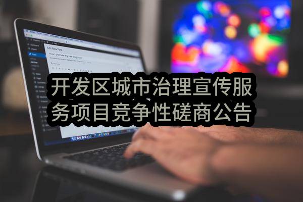 开发区城市治理宣传服务项目竞争性磋商公告(南京市雨花经济开发区管理委员会)_南京政府采购网
