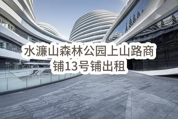 水濂山森林公园上山路商铺13号铺出租(东莞市南城街道水濂邓屋股份经济合作社)_东莞政府采购网