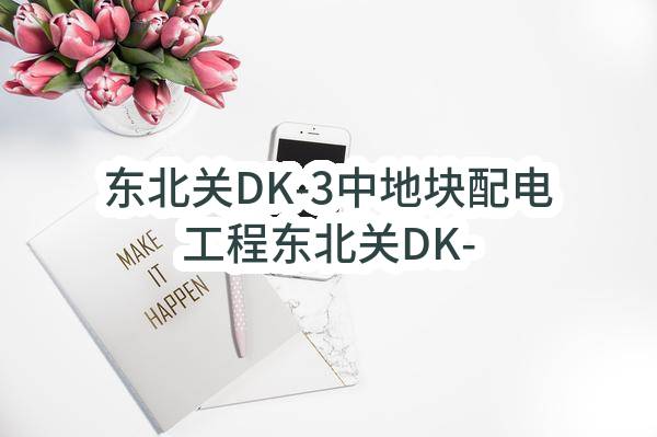 东北关DK-3中地块配电工程东北关DK-3中地块配电工程中标公告