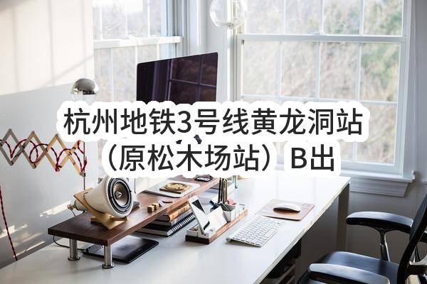 杭州地铁3号线黄龙洞站（原松木场站）B出入口，武林门站E出入口附属配套用房电梯采购项目（重新招标）