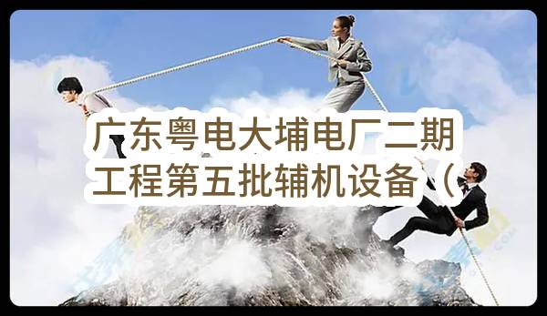 广东粤电大埔电厂二期工程第五批辅机设备（第7包：烟气连续监测系统设备）采购