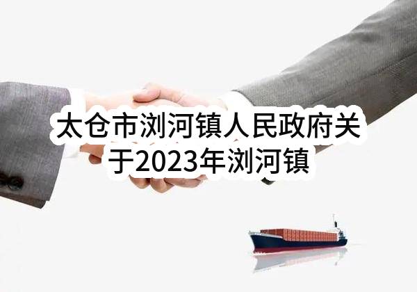 太仓市浏河镇人民政府关于2023年浏河镇照明设施养护项目中标公告