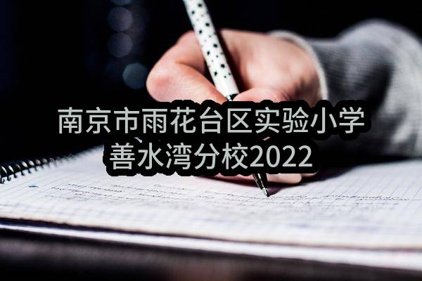 南京市雨花台区实验小学善水湾分校2022年安保服务