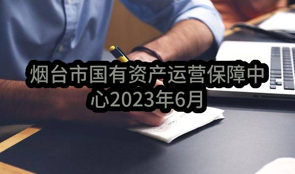 烟台市国有资产运营保障中心2023年6月（至）7月政府采购意向