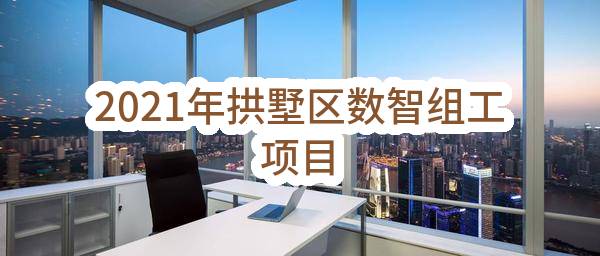 中共杭州市拱墅区委组织部2021年拱墅区数智组工项目