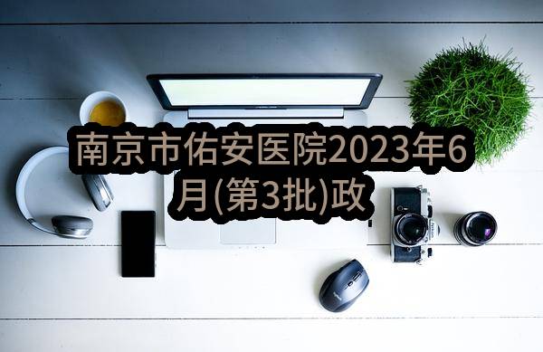 南京市佑安医院2023年6月(第3批)政府采购意向公告