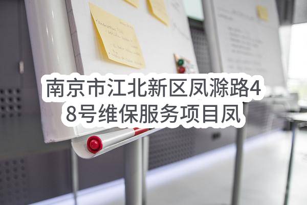 南京市江北新区凤滁路48号维保服务项目凤滁路48号消防，给排水系统维保服务项目合同