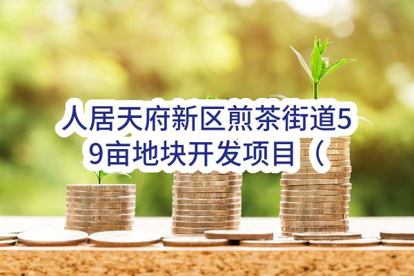 人居天府新区煎茶街道59亩地块开发项目（云曜林语阁）10KV外部电源工程施工/标段合同公告