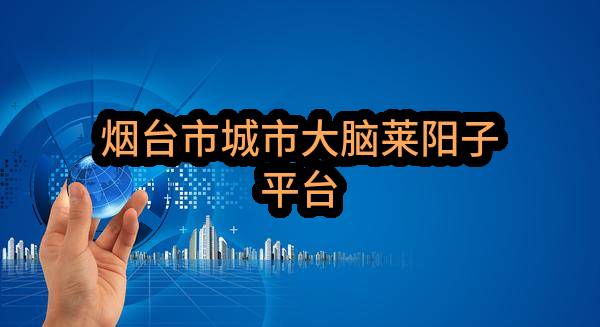 莱阳市人民政府烟台市城市大脑莱阳子平台