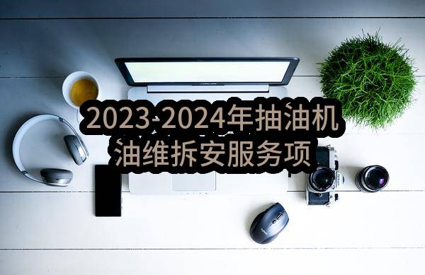 2023-2024年抽油机油维拆安服务项目