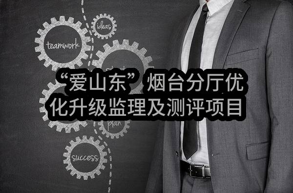 “爱山东”烟台分厅优化升级监理及测评项目采购