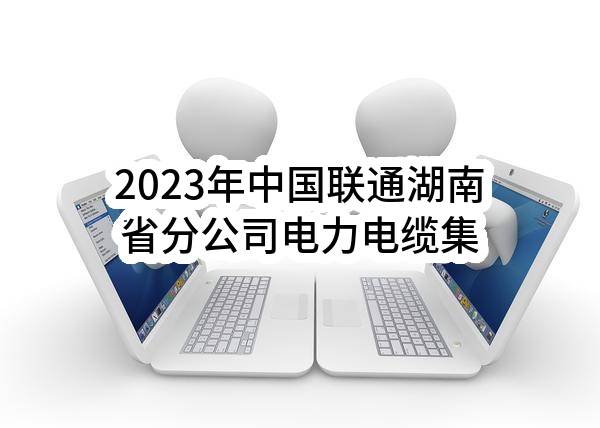 2023年中国联通湖南省分公司电力电缆集中采购项目中标结果公示