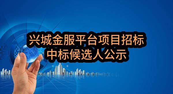 成都兴城资本管理有限责任公司兴城金服平台项目招标中标候选人公示