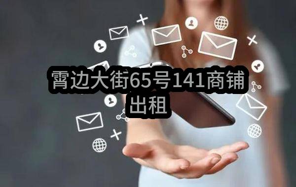 东莞市长安镇霄边股份经济联合社霄边大街65号141商铺出租