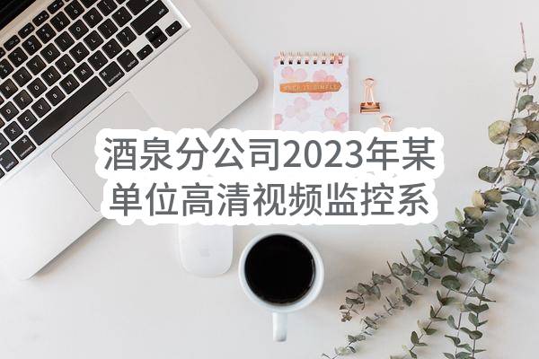 酒泉分公司2023年某单位高清视频监控系统及配套设施采购建设项目_中选候选人公示