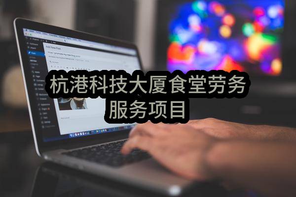 杭州上城区产业园发展有限公司杭港科技大厦食堂劳务服务项目